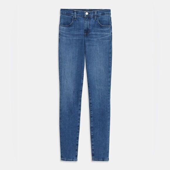 J Brand | Maria High-Rise Skinny Jean in Comfort Stretch in Ingenue | 27 - Picture 1 of 10